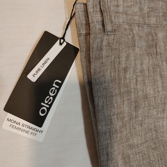 Olsen New Women's linen pants - Picture 4 of 8